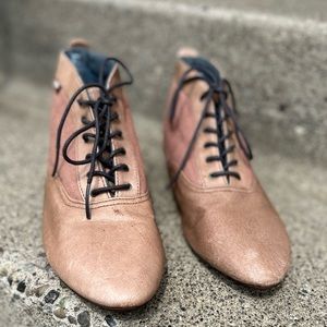 VANS Booties fabric/leather unique